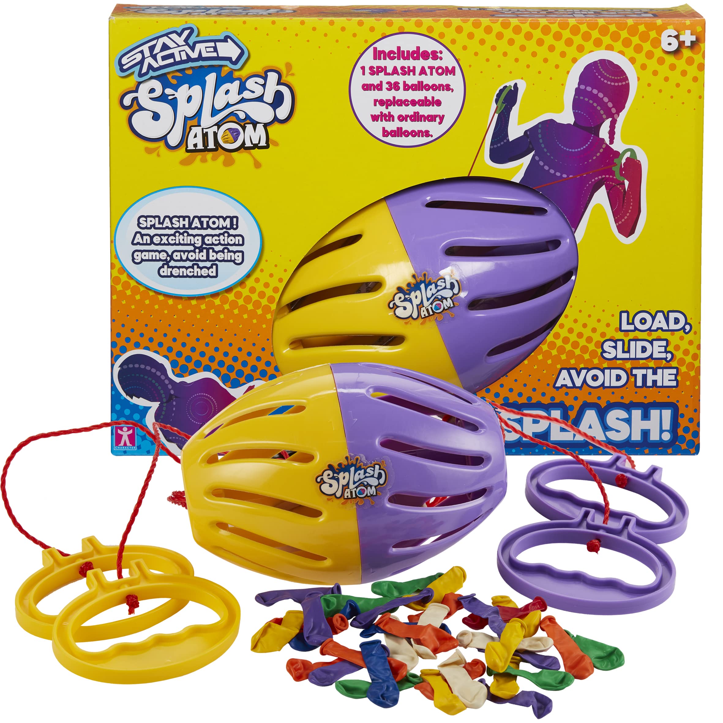 sanja (hk) S07500 Stay Splash Atom, Outdoor and Indoor Family Toy, Active Fun, Girls, Boys Game