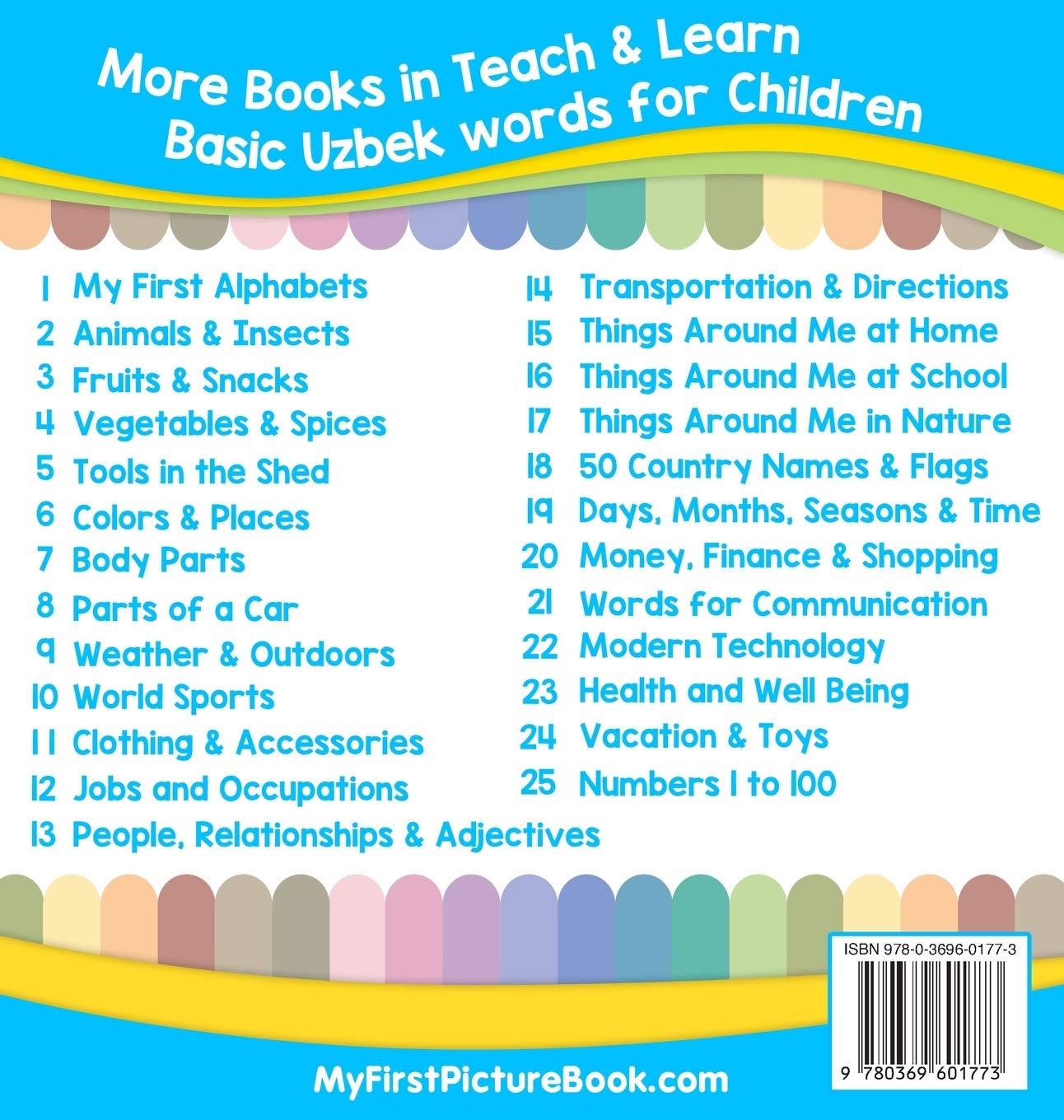 My First Uzbek Alphabets Picture Book with English Translations: Bilingual Early Learning & Easy Teaching Uzbek Books for Kids (1) (Teach & Learn Basic Uzbek Words for Children