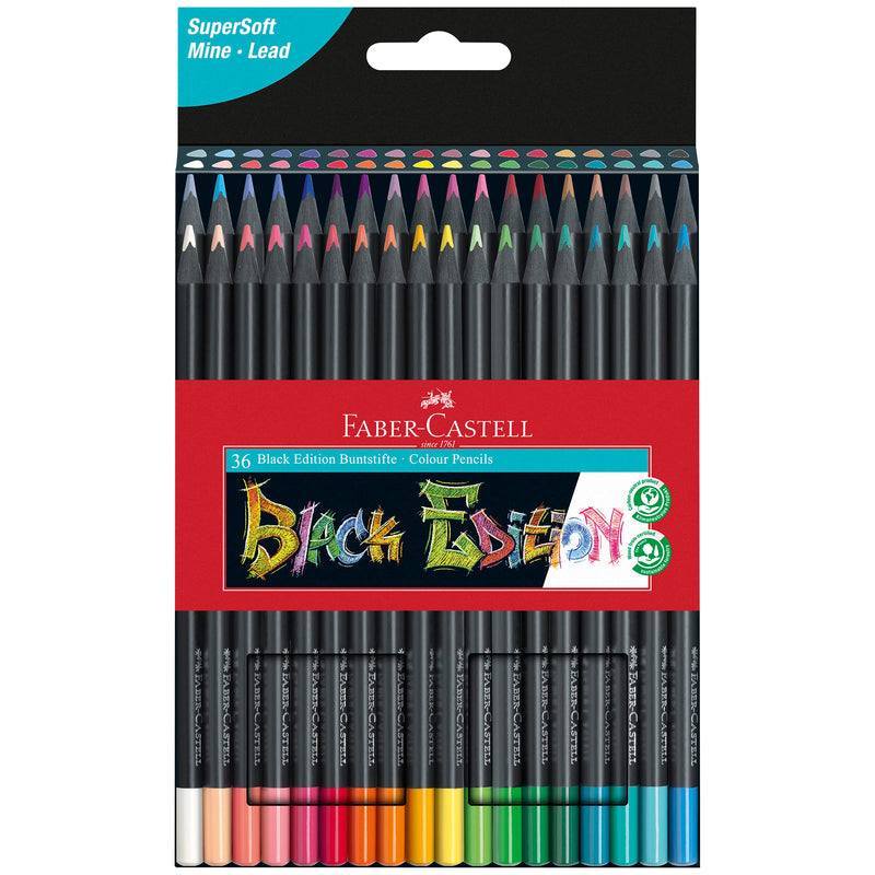 Faber-Castell - Black Edition Colour Pencils 36x