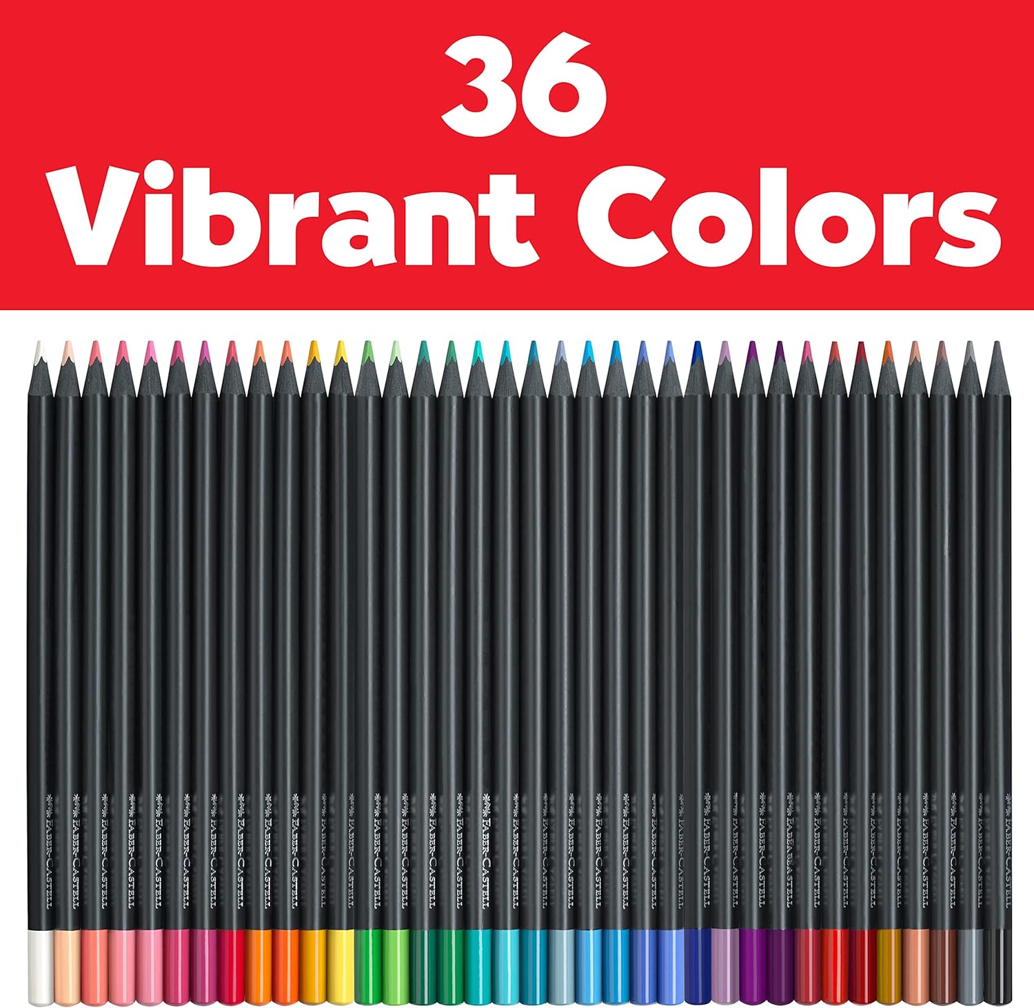Faber-Castell - Black Edition Colour Pencils 36x