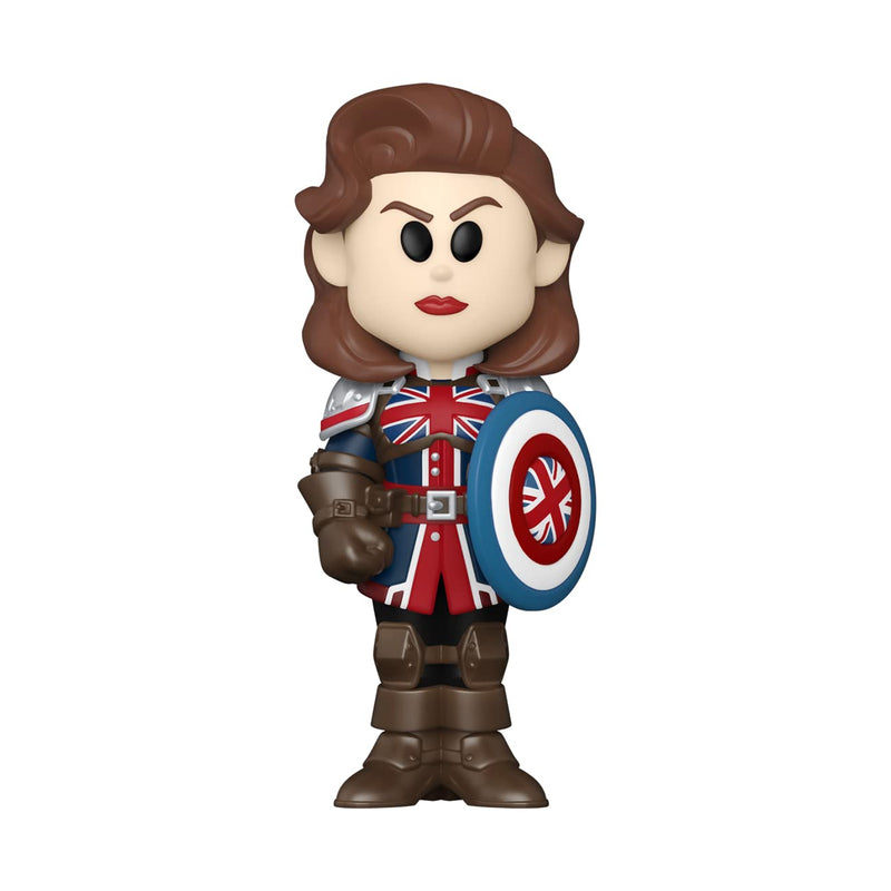 Funko Vinyl SODA: Marvel Friday - What If - Captain Carter - 1/6 Odds for Rare Chase Variant - Collectable Vinyl Figure - Gift Idea - Official Merchandise - Toys for Kids & Adults