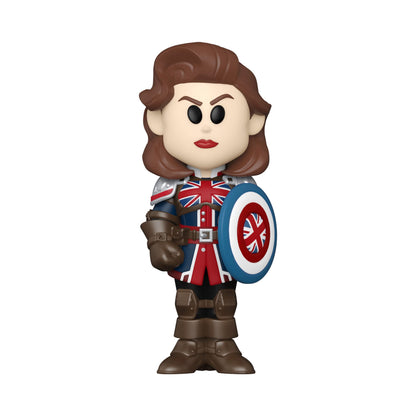 Funko Vinyl SODA: Marvel Friday - What If - Captain Carter - 1/6 Odds for Rare Chase Variant - Collectable Vinyl Figure - Gift Idea - Official Merchandise - Toys for Kids & Adults
