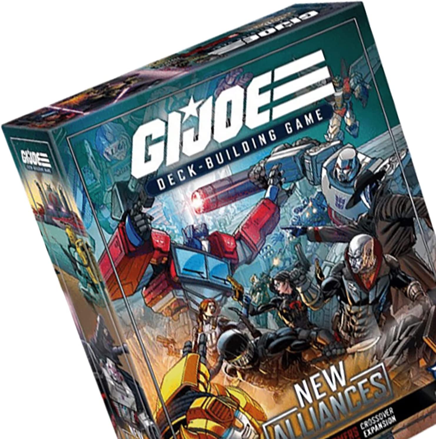 Renegade Game Studios G.I. Joe Deck-Building Game: New Alliances - A Transformers Crossover Expansion, Cooperative Deck-Building Game, Take On The Role of A Pony, Ages 14+, 1-4 Players, 30-70 Min