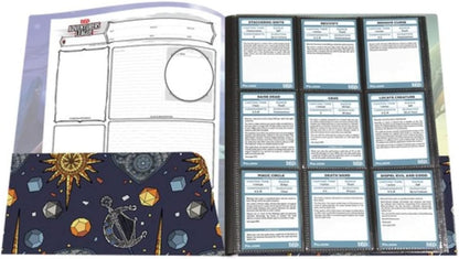 Ultra PRO - Dungeons & Dragons: Honor Among Thieves Character Folio with Stickers Ft. Justice Smith - Organize & Store your Notes, Character Sheets, & D&D Spell cards, Includes Two 9-Pocket Pages