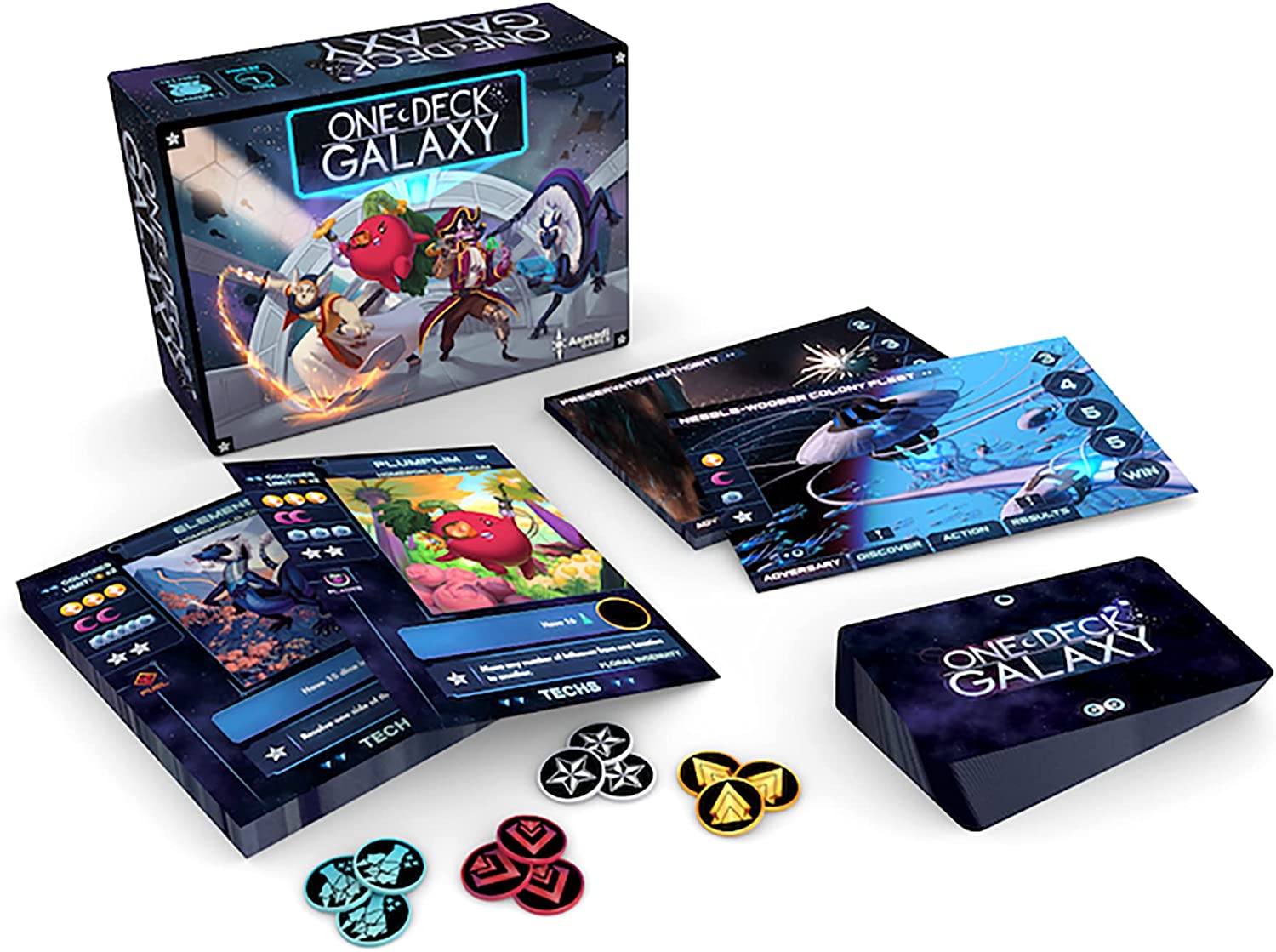 Asmadi Games One Deck Galaxy (ENGL.