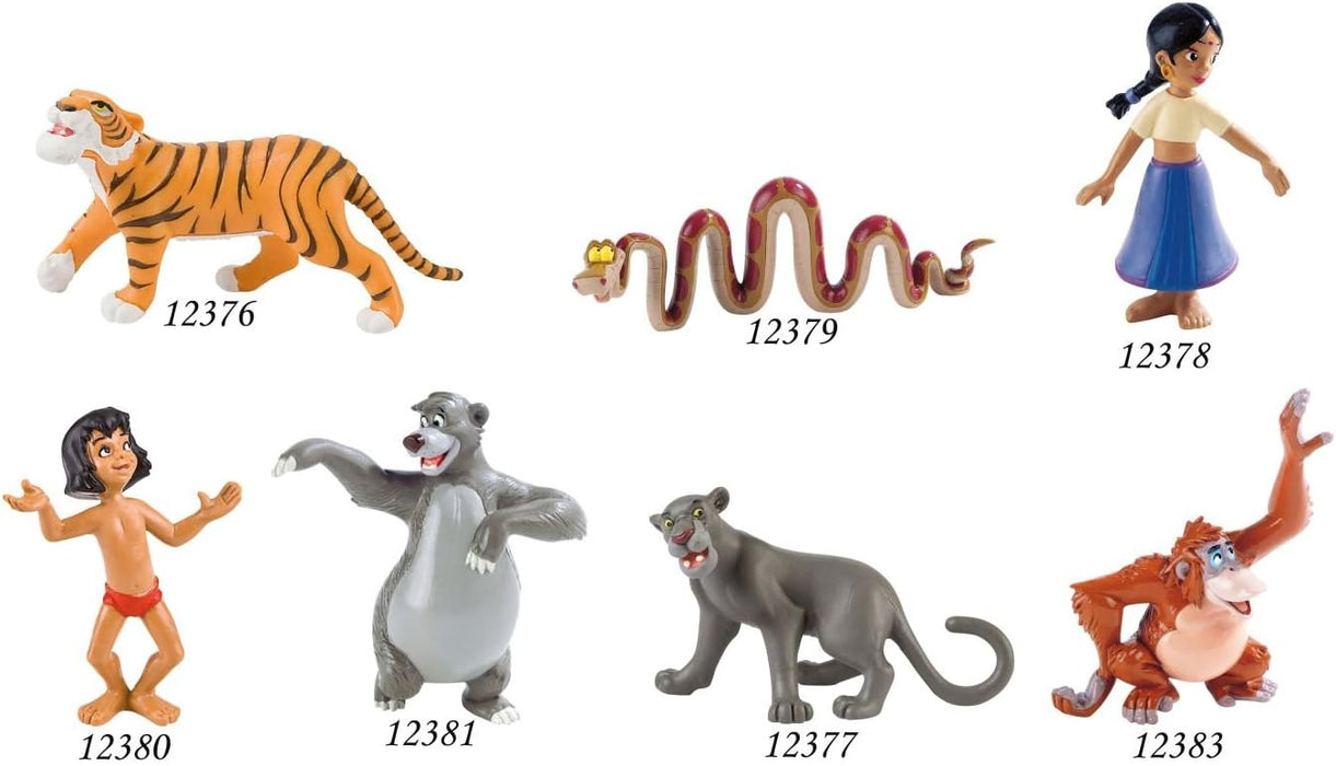 Bullyland 12377-Figura di Gioco, Walt Disney Jungle Book, Baghira, Alta Circa 5,5 cm, Figura Dipinta a Mano, Senza PVC, per Far Giocare i Bambini con la Fantasia, Colore Bianco, 12377