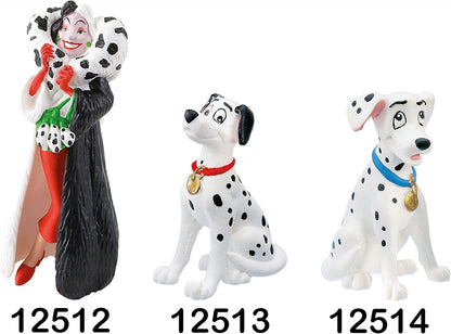 Bullyland- Cruella 101 Dalmatians Disney, Color Blanco y Negro (12512