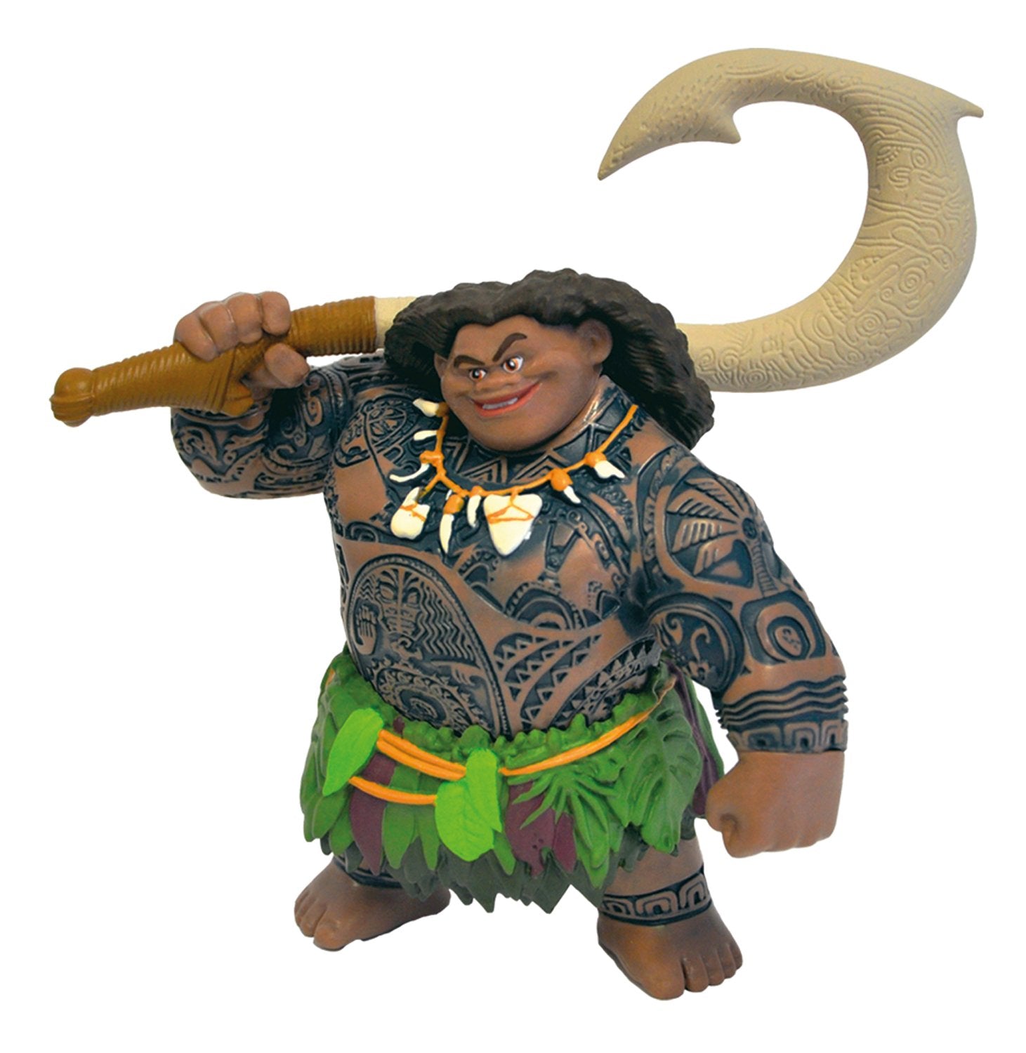 Vaiana- Disney Moana Oceania 13186-Figura, Walt, semidiós Maui, Figura Pintada a Mano, Libre de PVC, para niños para el Juego imaginativo, Multicolor (Bullyland 13186