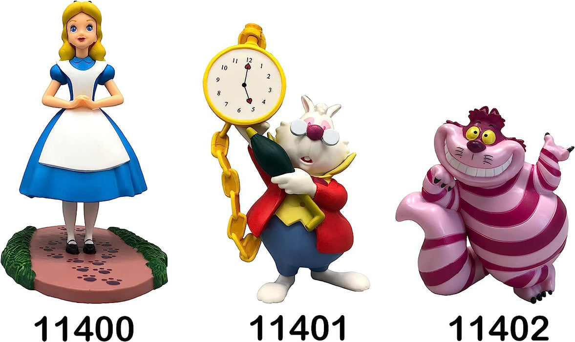 Bullyland 11401 Toy Figure, Walt Disney Alice in Wonderland, Cheshire Cat, Approx. 7.3 cm, Ideal as a Cake Topper, Detailed, PVC-Free, Great Gift for Children’s Imaginative Play
