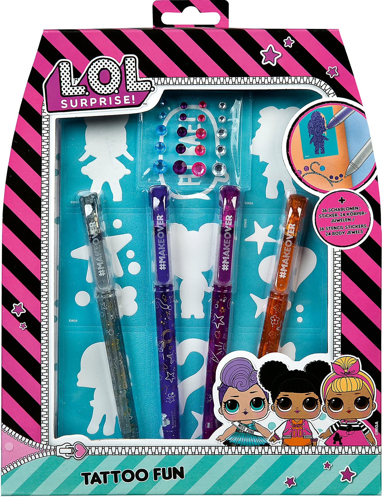 L.O.L. - Undercover L.O.L Surprise Tattoo Fun Set