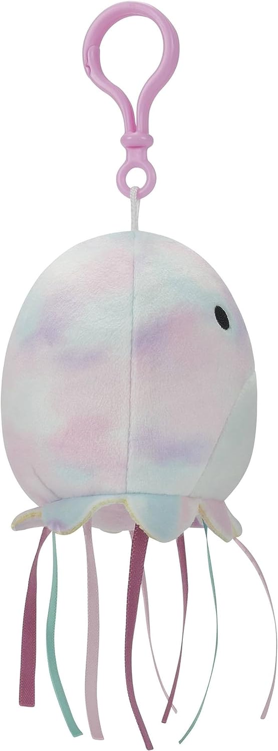 Squishmallows - 9 Cm Plush P14 Clip On - Tie Dye Jellyfish