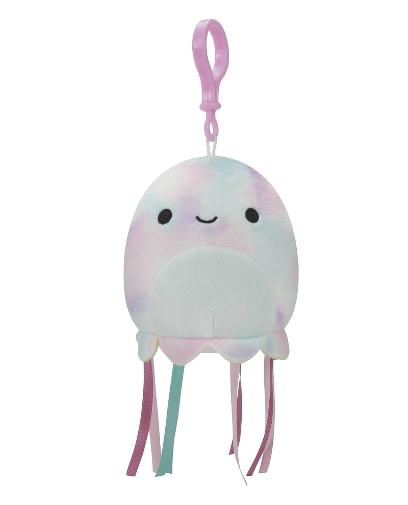 Squishmallows - 9 Cm Plush P14 Clip On - Tie Dye Jellyfish