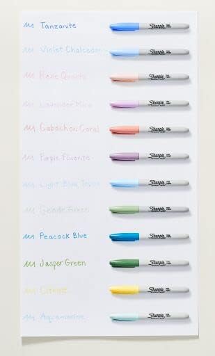 Sharpie Mystic Gems Markers pack of 12