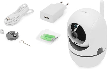 Digitus Smart Full HD PT Indoor Camera with Auto Tracking, WiFi + Voice Control