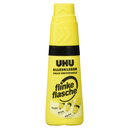 Rayher UHU Twist and Glue All Purpose Adhesive for Crafts, Multi-Purpose Clear Craft Glue with Selectable Applicator Tip, 35g Bottle, 3340500