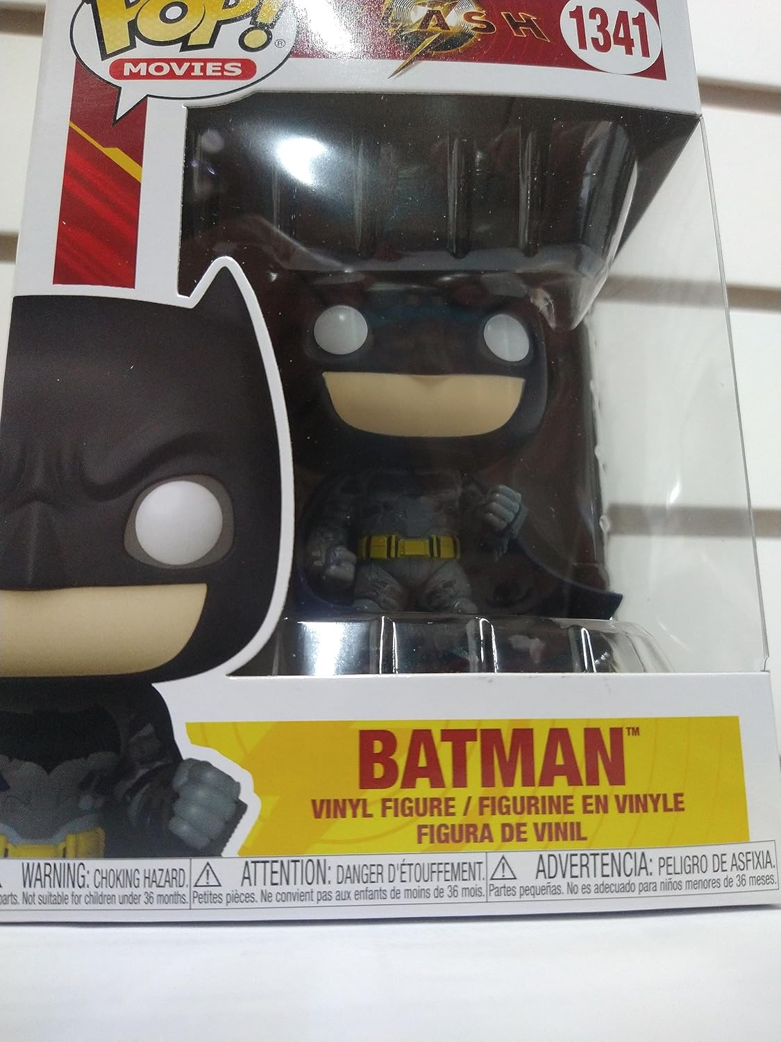 Funko POP! Movies: DC - the Flash - Batman - (Affleck) - DC Comics - Collectable Vinyl Figure - Gift Idea - Official Merchandise - Toys for Kids & Adults - Comic Books Fans