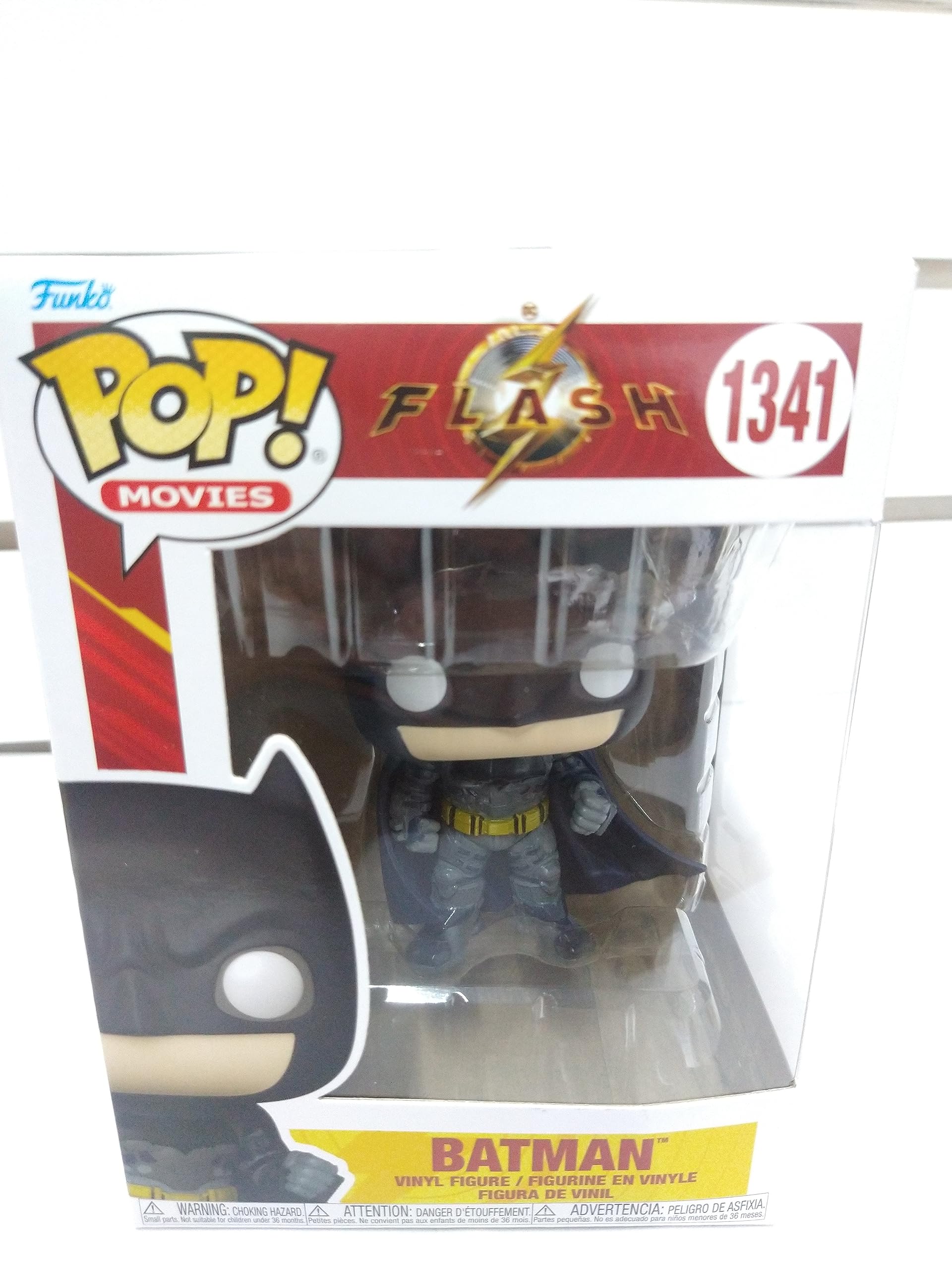 Funko POP! Movies: DC - the Flash - Batman - (Affleck) - DC Comics - Collectable Vinyl Figure - Gift Idea - Official Merchandise - Toys for Kids & Adults - Comic Books Fans