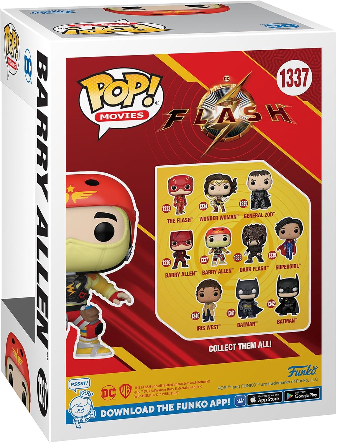 Funko POP! Movies: DC - the Flash - Barry - (Homemade Suit) - DC Comics - Collectable Vinyl Figure - Gift Idea - Official Merchandise - Toys for Kids & Adults - Comic Books Fans
