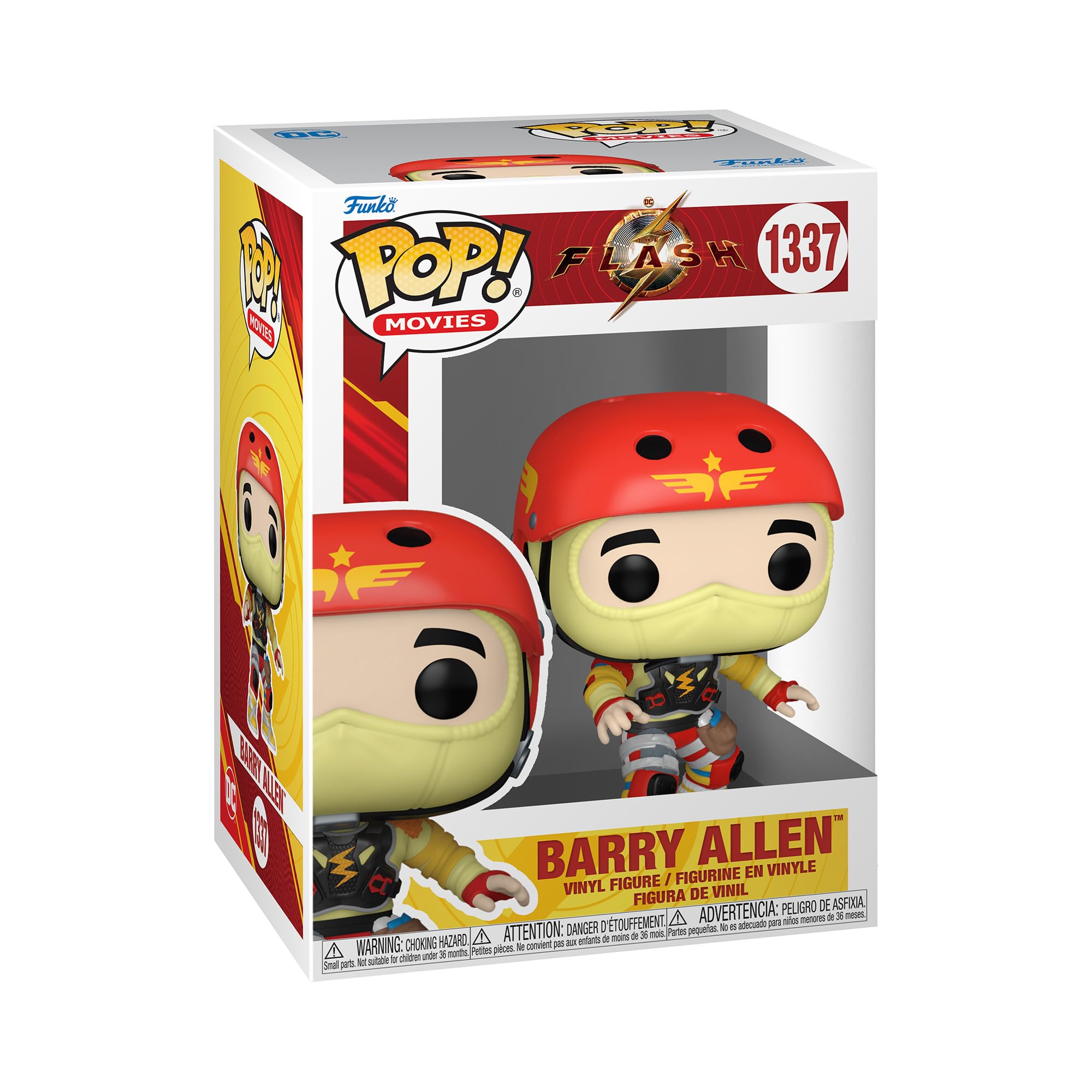 Funko POP! Movies: DC - the Flash - Barry - (Homemade Suit) - DC Comics - Collectable Vinyl Figure - Gift Idea - Official Merchandise - Toys for Kids & Adults - Comic Books Fans