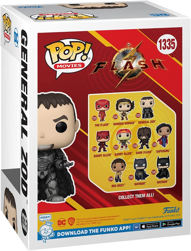 Funko POP! Movies: DC - the Flash - General Zod - DC Comics - Collectable Vinyl Figure - Gift Idea - Official Merchandise - Toys for Kids & Adults - Comic Books Fans - Model Figure for Collectors