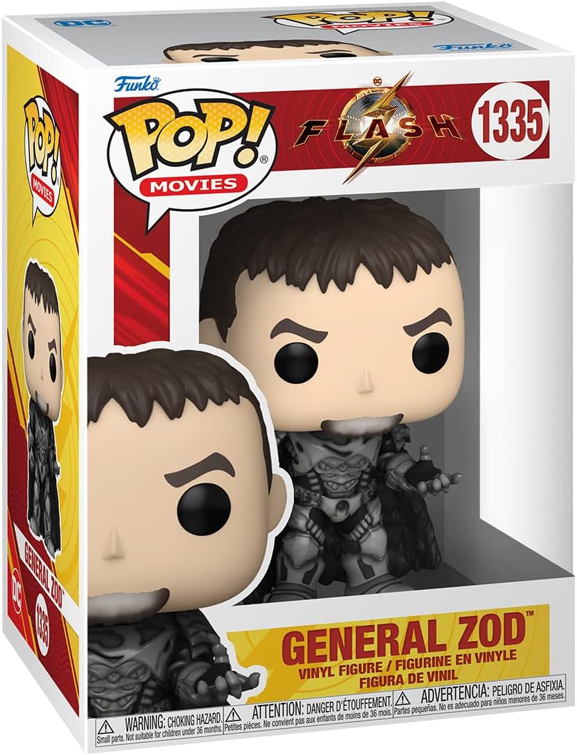 Funko POP! Movies: DC - the Flash - General Zod - DC Comics - Collectable Vinyl Figure - Gift Idea - Official Merchandise - Toys for Kids & Adults - Comic Books Fans - Model Figure for Collectors