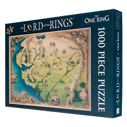 The One Ring: Map of Eriador 1000 Piece Jigsaw Puzzle