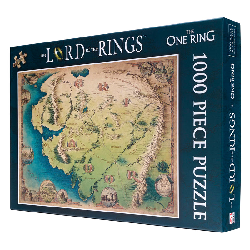 The One Ring: Map of Eriador 1000 Piece Jigsaw Puzzle