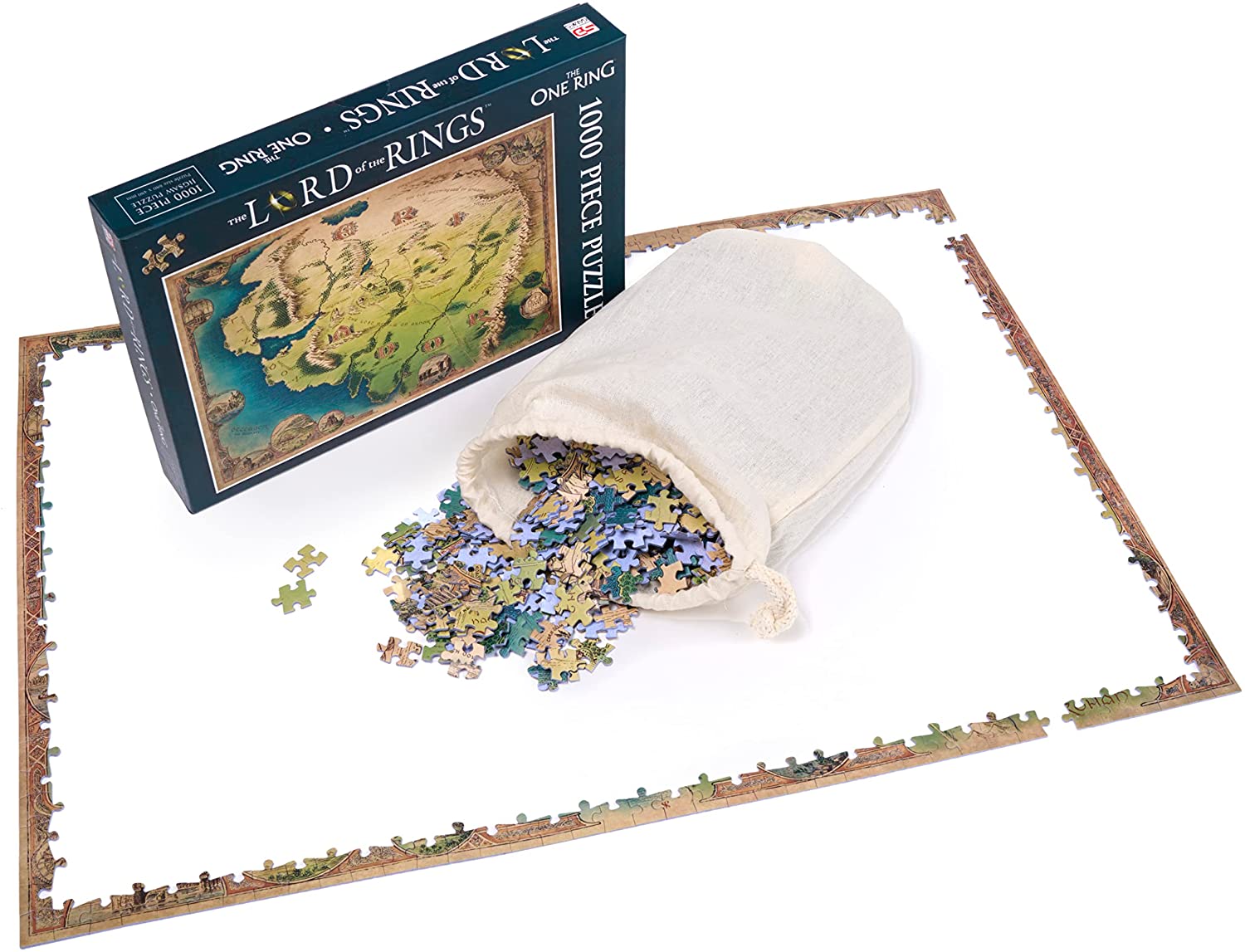 The One Ring: Map of Eriador 1000 Piece Jigsaw Puzzle