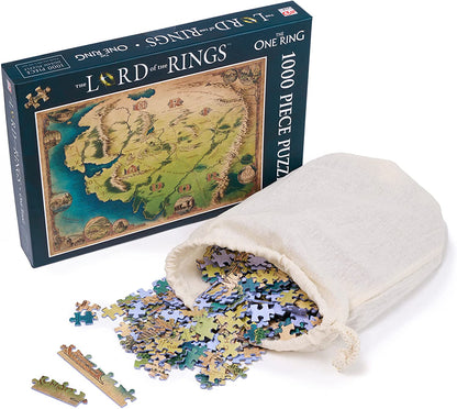 The One Ring: Map of Eriador 1000 Piece Jigsaw Puzzle