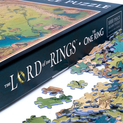 The One Ring: Map of Eriador 1000 Piece Jigsaw Puzzle
