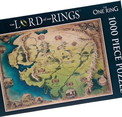 The One Ring: Map of Eriador 1000 Piece Jigsaw Puzzle