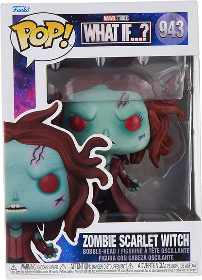 Funko POP! Marvel - What If - Zombie Scarlet Witch - Marvel What If - Collectable Vinyl Figure - Gift Idea - Official Merchandise - Toys For Kids & Adults - TV Fans - Model Figure For Collectors