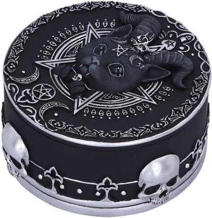 Nemesis Now Pawzuph Boîte à Bijoux Noir 10,8 cm