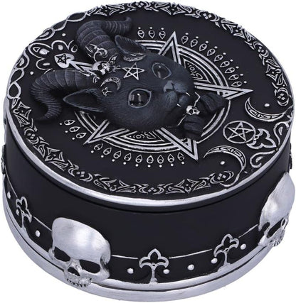 Nemesis Now Pawzuph Boîte à Bijoux Noir 10,8 cm