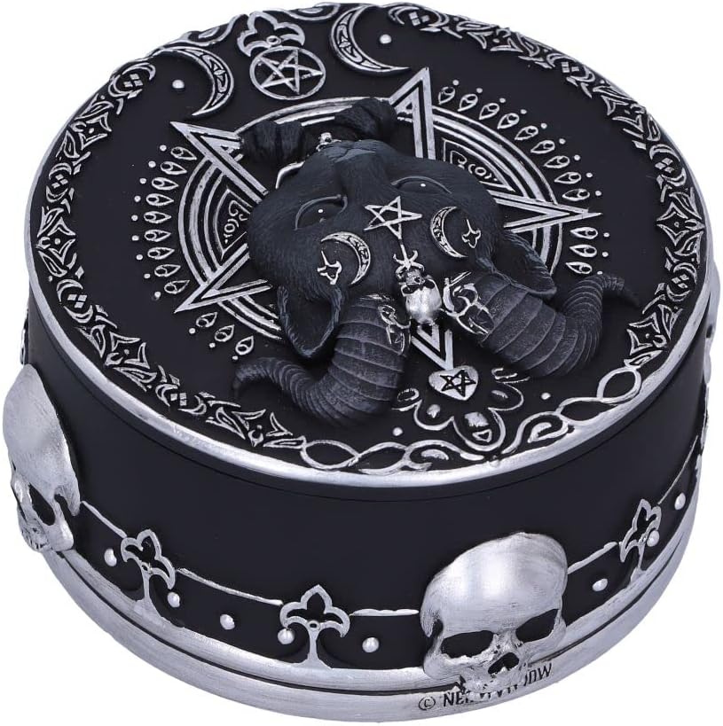 Nemesis Now Pawzuph Boîte à Bijoux Noir 10,8 cm