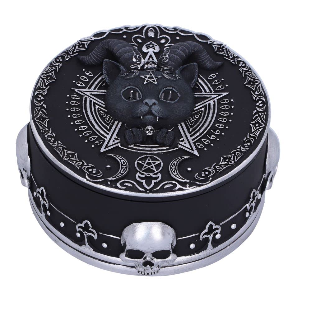 Nemesis Now Pawzuph Boîte à Bijoux Noir 10,8 cm