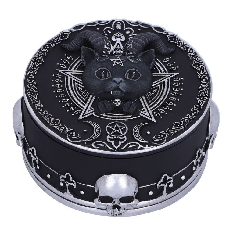Nemesis Now Pawzuph Boîte à Bijoux Noir 10,8 cm