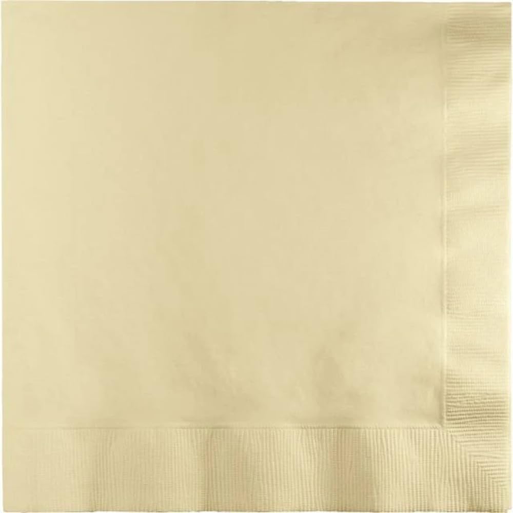 Solid Ivory Lunch Napkin