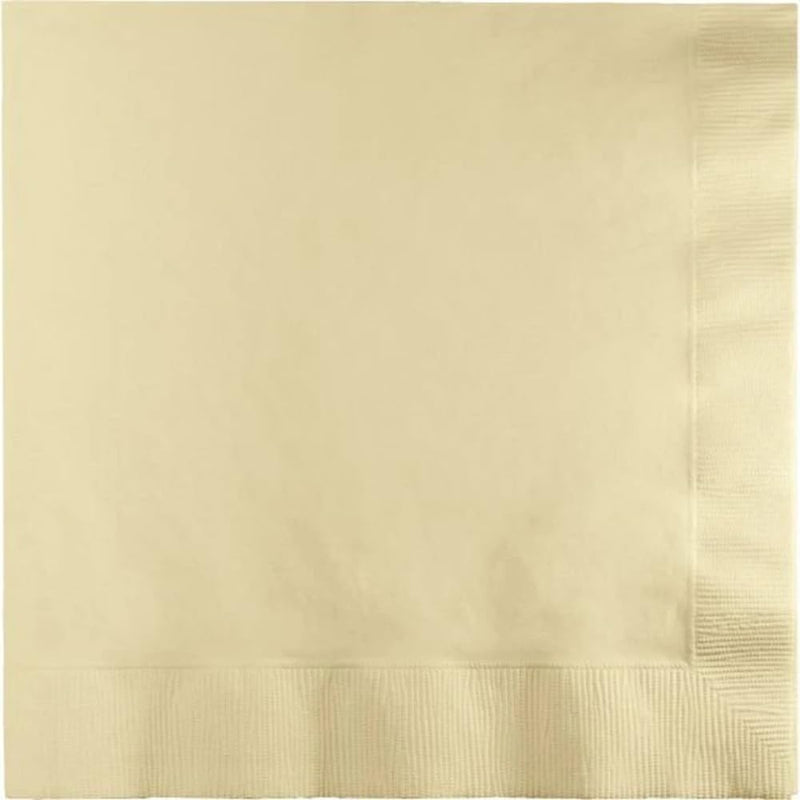 Solid Ivory Lunch Napkin