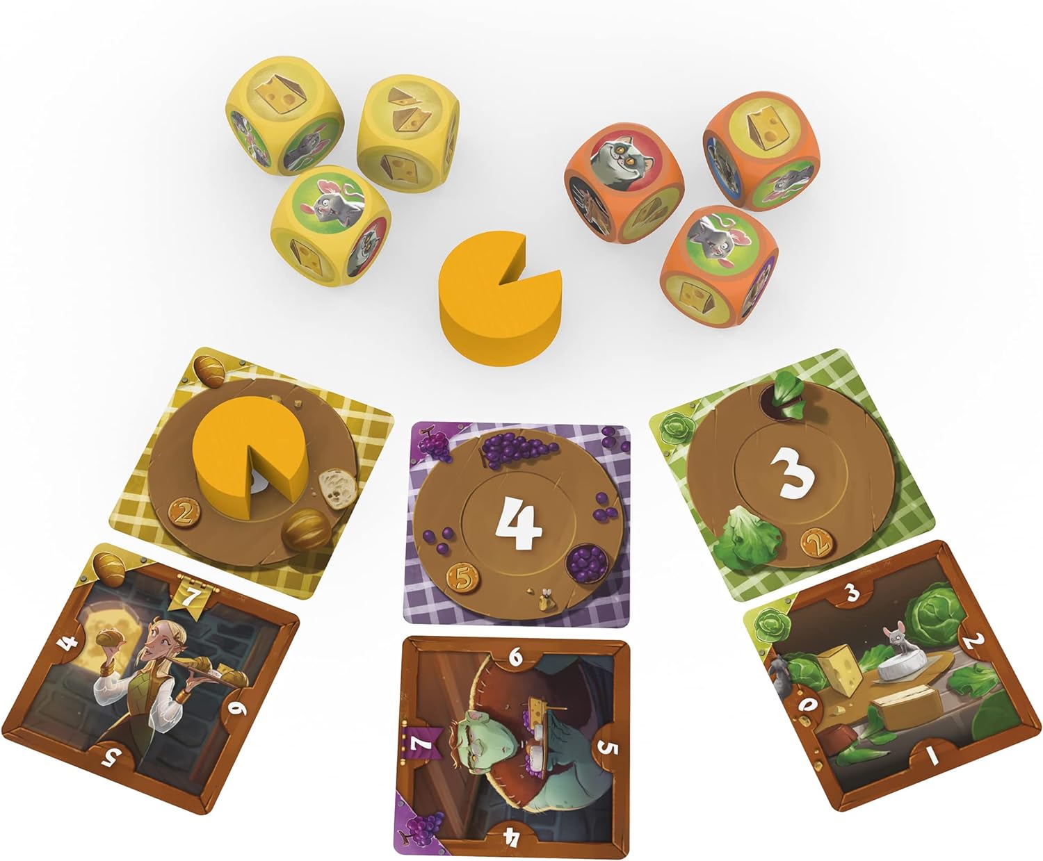 Iello | Cheese Master | Card Game | Ages 8+ | 2-8 Players | 10 Minutes Playing Time