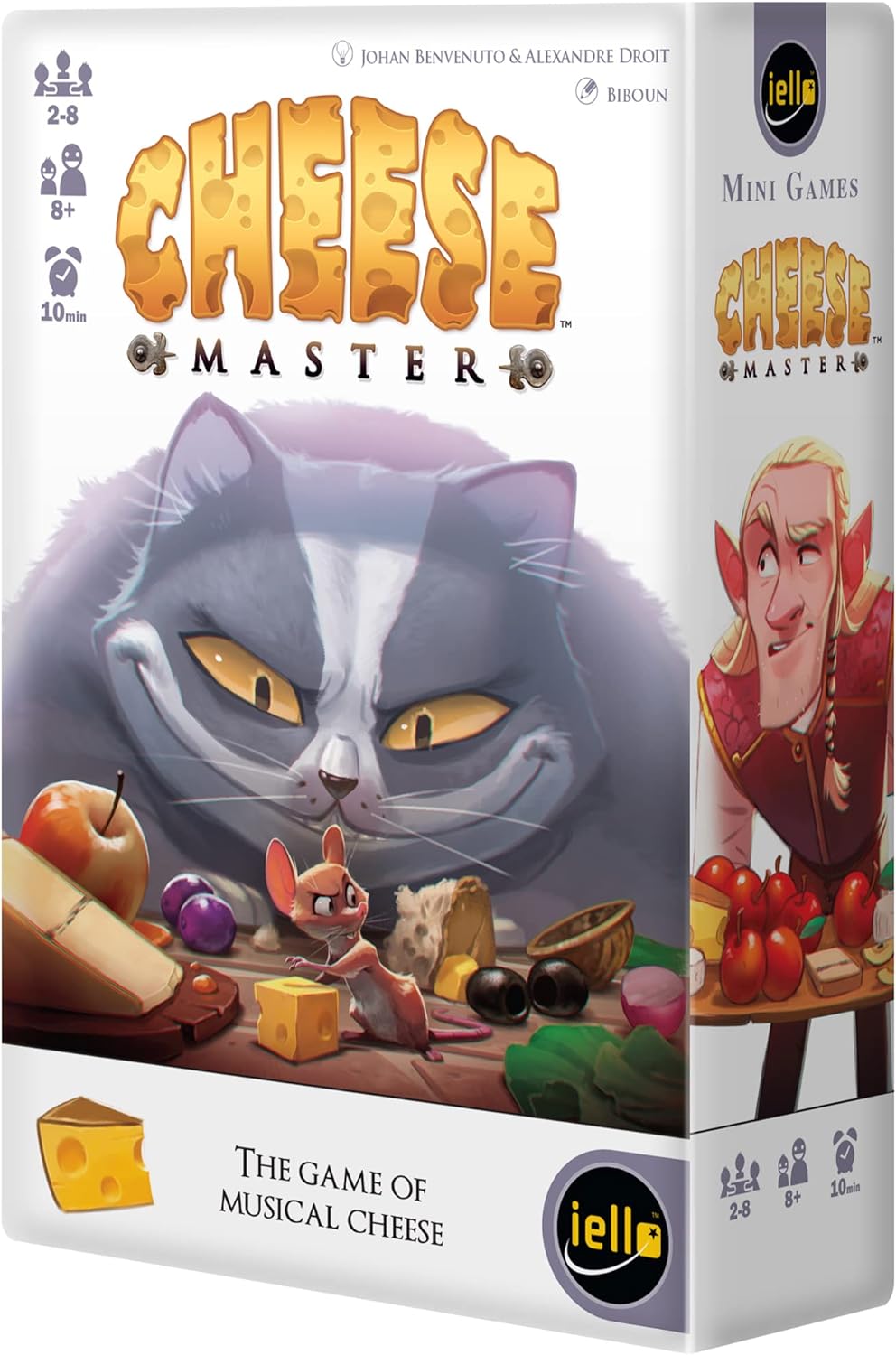Iello | Cheese Master | Card Game | Ages 8+ | 2-8 Players | 10 Minutes Playing Time