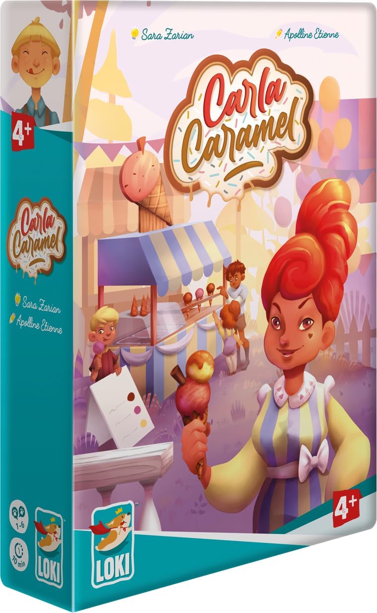 Loki Iello | Carla Caramel | Children's Game | Ages 4+ | 1-6 Players | 10 mins Minutes Playing Time
