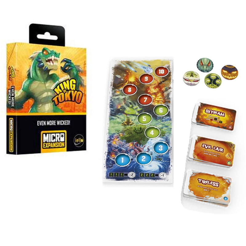 King of Tokyo: Micro Expansion - Wickedness Gauge! - Iello Games, Ages 10+