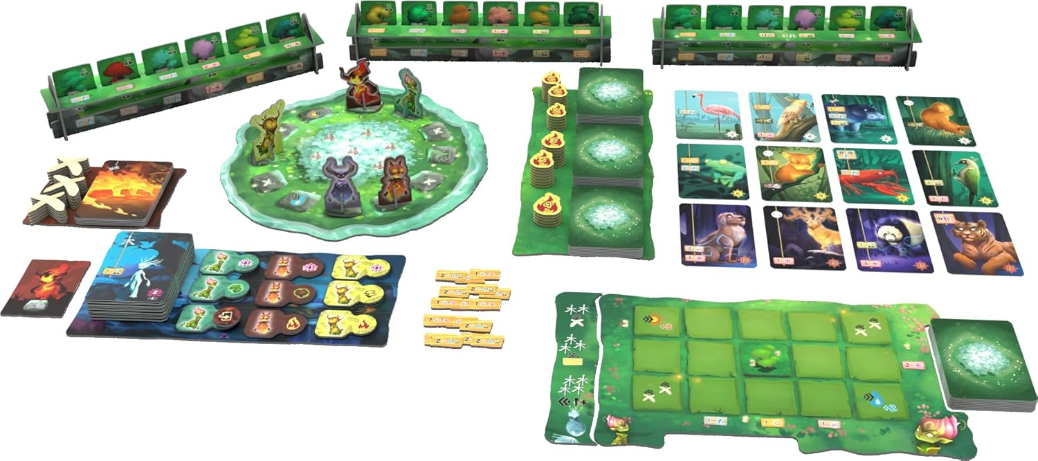 Ludonaute | Living Forest - Kodama Expansion | Board Game | Ages 10+ | 2-4 Players | 40 Minutes Playing Time