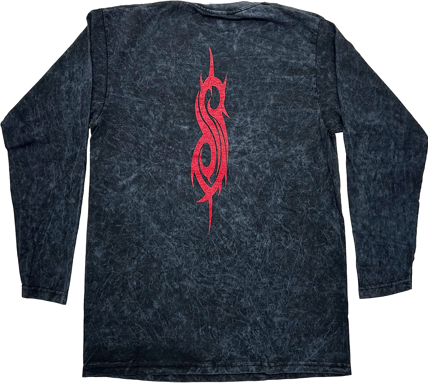 Slipknot T Shirt Patched Up Band Logo Official Dip Dye Black Long Sleeve
