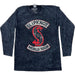 Slipknot T Shirt Patched Up Band Logo Official Dip Dye Black Long Sleeve