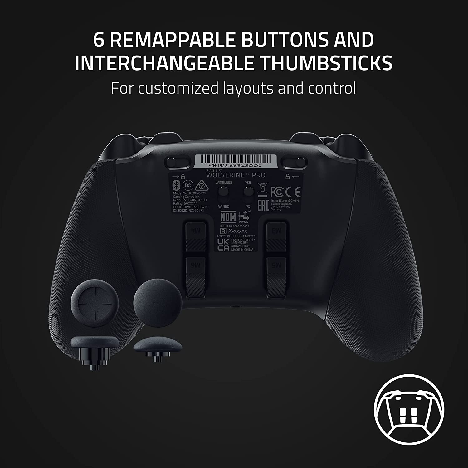 Wolverine V2 Pro (PlayStation Licensed) - Black