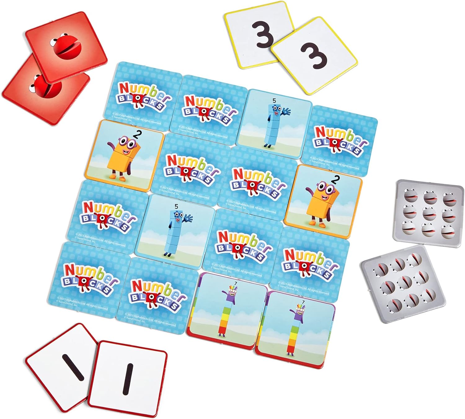 Learning Resources HM95399-UK Numberblocks Memory Match Game, One Size