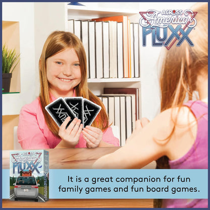 Across America Fluxx Card Game - Ever-Changing Fun for Travel