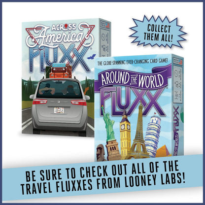 Across America Fluxx Card Game - Ever-Changing Fun for Travel